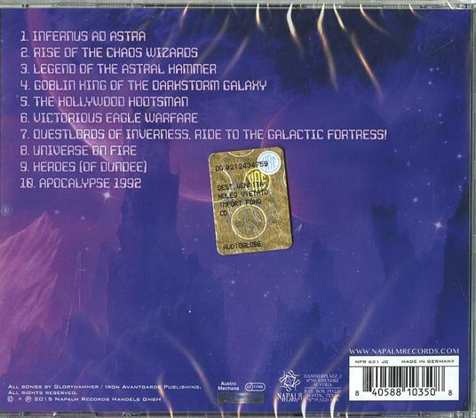 Space 1992. Rise of the Chaos Wizards - CD Audio di Gloryhammer - 2