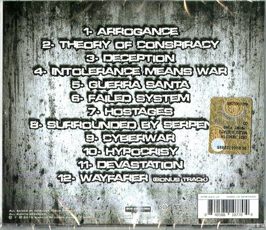 Agony - CD Audio di Nervosa - 2