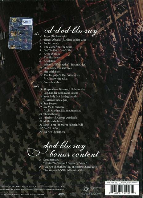 A Decade of Delain. Live at Paradiso (Box Set Digipack) - CD Audio + DVD + Blu-ray di Delain - 2