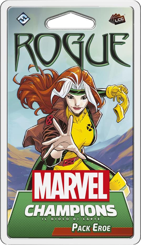 Marvel Champions LCG - Rogue (Pack Eroe). Esp. - ITA. Gioco da tavolo