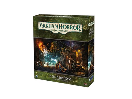 Arkham Horror LCG La Città Sommersa Italiano Espansione Campagna