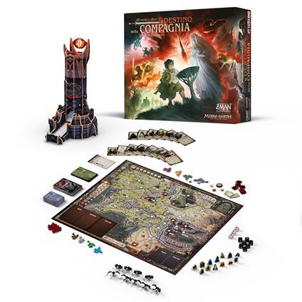 Il Signore Degli Anelli: Il Destino Della Compagnia. Gioco da tavolo