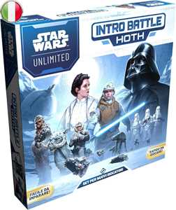 Giocattolo Star Wars: Unlimited - Intro Battle: Hoth (ITA). Gioco da tavolo Asmodee
