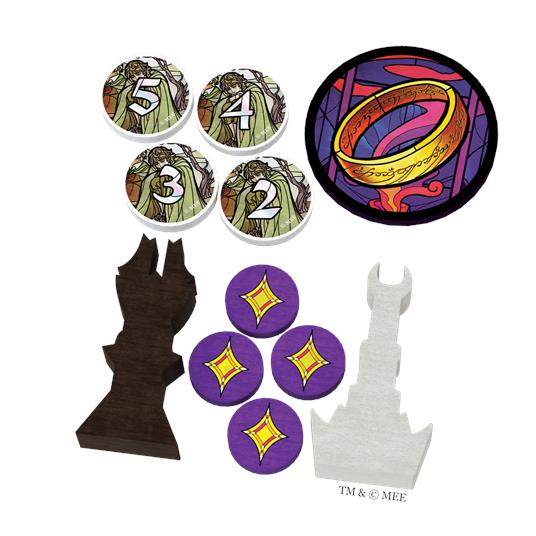 Il Signore degli Anelli. Le due torri: Trick-Taking Game. Gioco da tavolo - 6