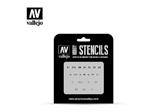 Stencil Stafv003 Soviet Numbers Wwii