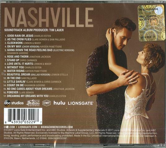The Music of Nashville Season 5 vol.3 (Colonna sonora) - CD Audio - 2