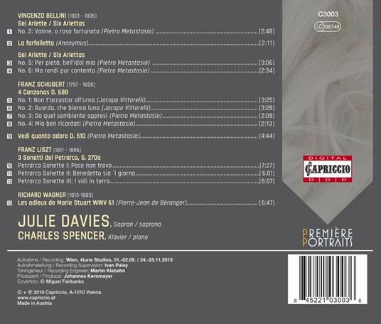 Arie - CD Audio di Charles Spencer,Julie Davies - 2