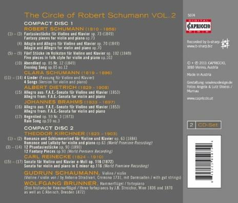 Circle of Robert Schumann - CD Audio di Robert Schumann - 2