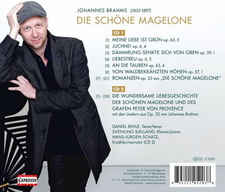 Die Schöne Magelone op.33 - CD Audio di Johannes Brahms - 2