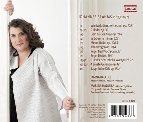 Lieder - CD Audio di Johannes Brahms - 2