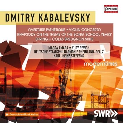 Concerto per violino op.48 - Ouverture pathétique - CD Audio di Dmitri Kabalevsky,Karl Heinz Steffens