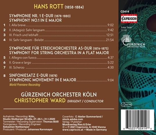 Orchestral Works Vol.2 - CD Audio di Hans Rott - 2