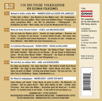 150 Deutsche Volkslieder - CD Audio