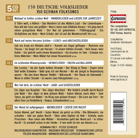 150 Deutsche Volkslieder - CD Audio