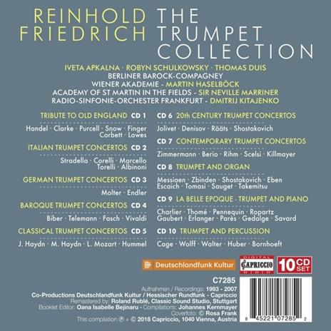 The Trumpet Collection - CD Audio di Reinhold Friedrich - 2