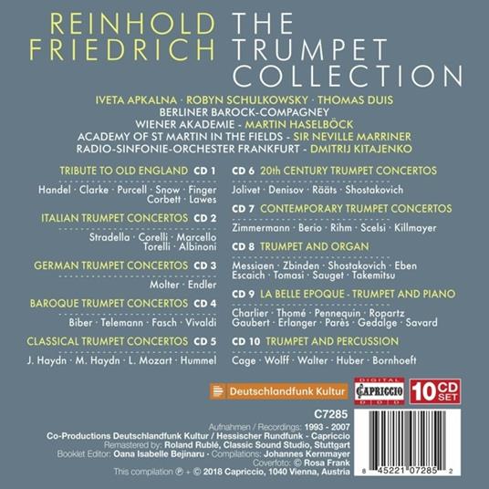 The Trumpet Collection - CD Audio di Reinhold Friedrich - 2