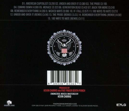 American Capitalist (Deluxe Edition) - CD Audio di Five Finger Death Punch - 2