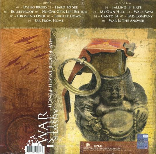War Is the Answer (Gatefold Sleeve) - Vinile LP di Five Finger Death Punch - 2