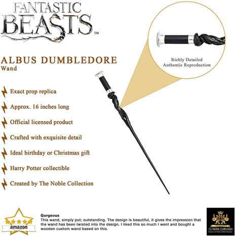Bacchetta Magica blister di Albus Dumbledore - Animali fantastici - 3
