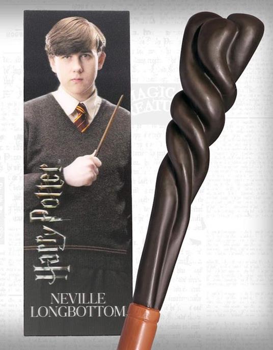 Noble Collecton Harry Potter Bacchetta Wand Neville Longbottom Pvc Replica New!