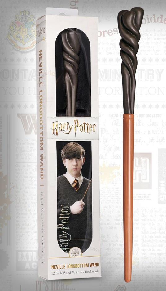Noble Collecton Harry Potter Bacchetta Wand Neville Longbottom Pvc Replica New! - 3