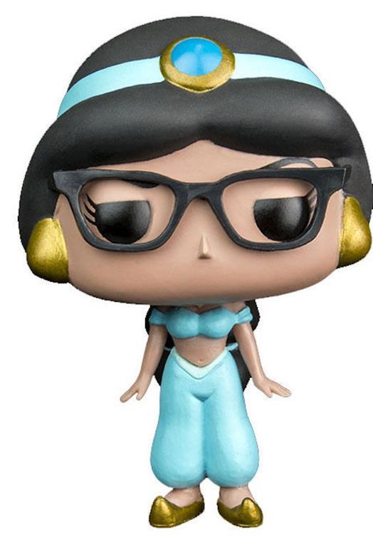 Funko POP! Disney. Aladdin. Jasmin Nerd. Hipster Variant
