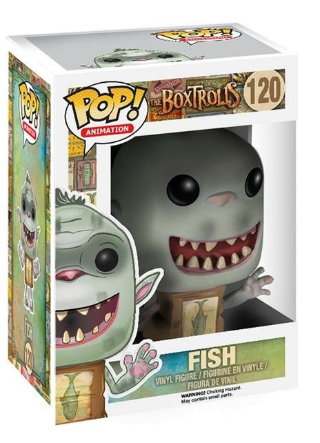 Pop Animations The Boxtrolls Fish Vinyl Figure New! - 3