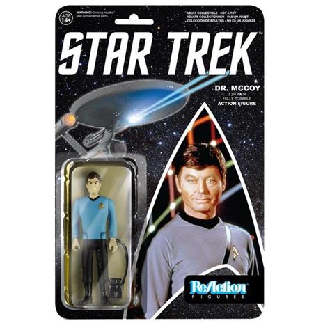 Action figure Dr McCoy. Star Trek Funko ReAction