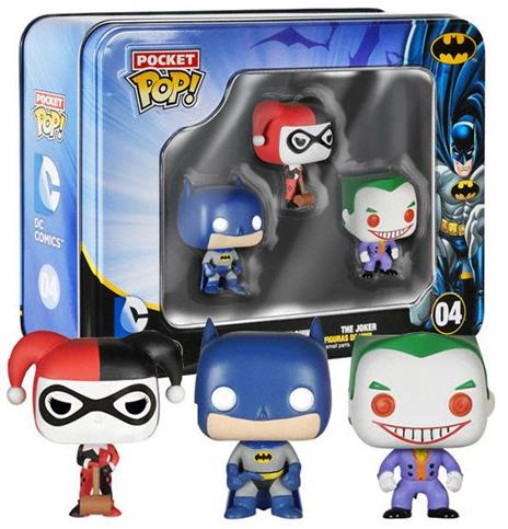 Funko POP! Batman. Confezione 3 Personaggi Batman, Joker e Harley Quinn