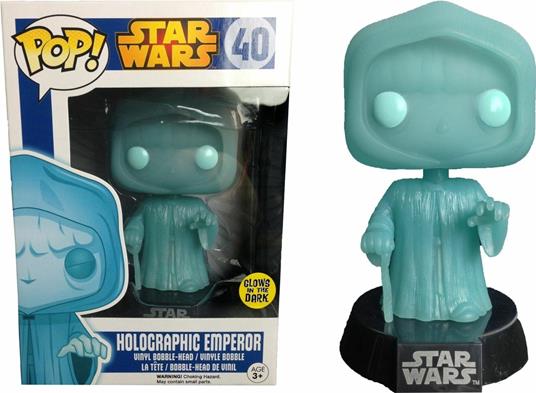 Funko POP! Star Wars. The Emperor Palpatine GITD (Glow-In-The-Dark) Variant Bobble Head 4-inch - 3
