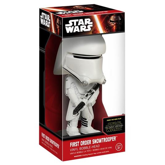Funko Wacky Wobblers. Star Wars Episode VII The Force Awakens. First Order Snowtrooper Bobble Head - 3