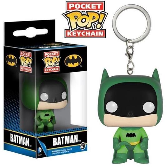 Funko Pocket POP! Keychain DC Comics. Batman 75th Anniversary GREEN Batman Vinyl Figure 4cm limited