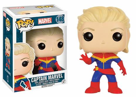 Funko POP! Marvel. Unmasked Captain Marvel. - 3