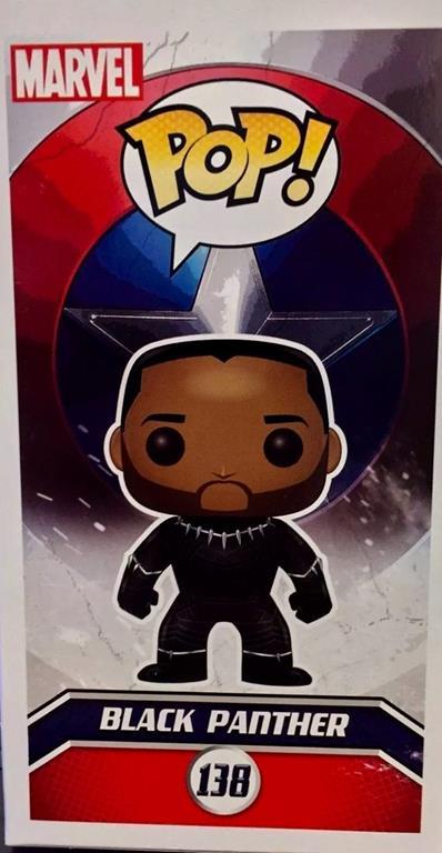 Funko POP! Marvel. Captain America 3. Civil War. Black Panther Unmasked. - 13