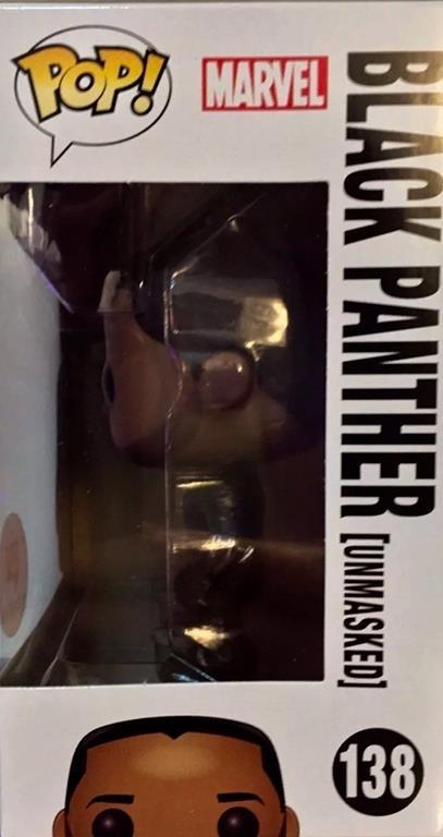 Funko POP! Marvel. Captain America 3. Civil War. Black Panther Unmasked. - 15
