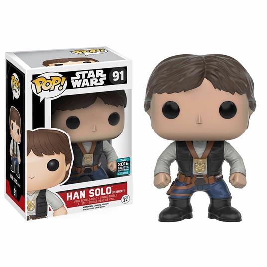 Funko POP! Star Wars. Han Solo Ceremony Vinyl Figure Bobble Head 10cm SW-Celebration 2016 limited - 3