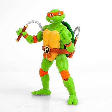 Tartarughe Ninja Bst Axn Action Figura Michelangelo 13 Cm The Loyal Subjects - 3