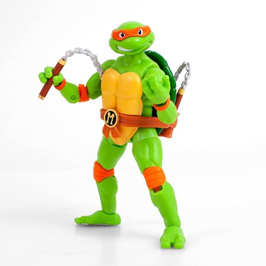 Tartarughe Ninja Bst Axn Action Figura Michelangelo 13 Cm The Loyal Subjects - 3