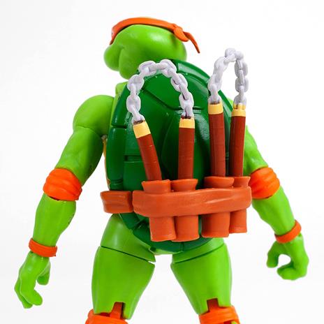 Tartarughe Ninja Bst Axn Action Figura Michelangelo 13 Cm The Loyal Subjects - 5