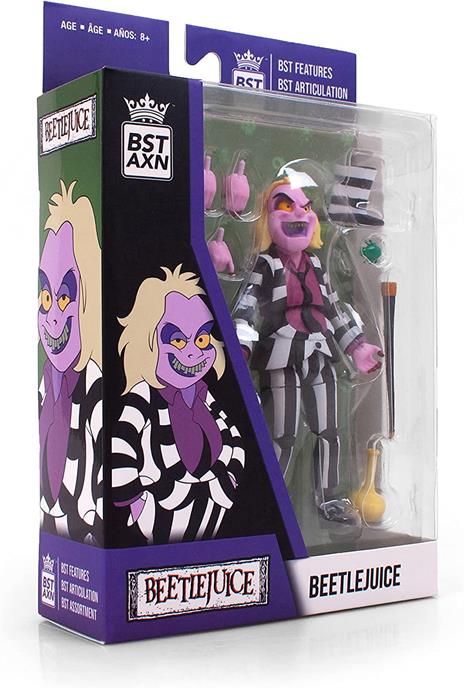 Beetlejuice (animated Tv Series) Bst Axn Action Figura Beetlejuice 13 Cm The Loyal Subjects - 5