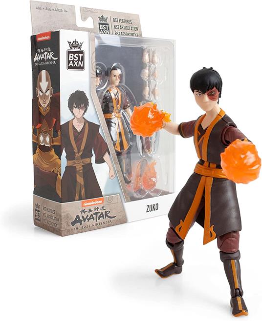 Avatar: The Last Airbender Bst Axn Action Figura Zuko 13 Cm The Loyal Subjects