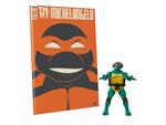 Tartarughe Ninja Bst Axn X Idw Action Figura & Comic Book Michelangelo Esclusiva 13 Cm The Loyal Subjects