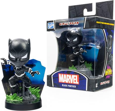 Marvel Superama Mini Diorama Black Panther 10 Cm The Loyal Subjects - 3