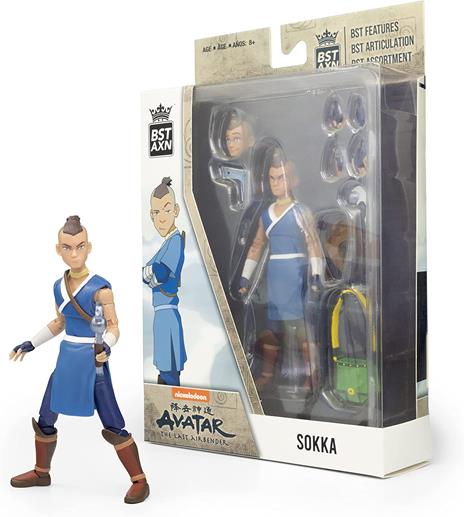 Avatar: The Last Airbender Bst Axn Action Figura Sokka 13 Cm The Loyal Subjects - 4