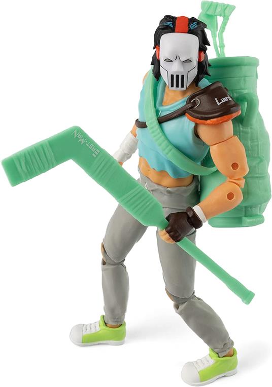 Tartarughe Ninja Bst Axn Action Figura Casey Jones Skull Face 13 Cm The Loyal Subjects - 4