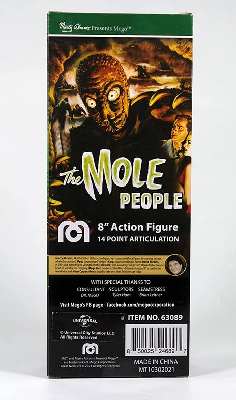 Universal Monsters Figura The Mole People 20 Cm Mego - 3