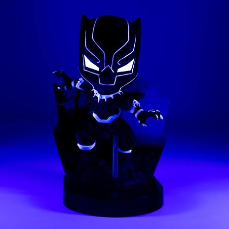 Marvel Superama Mini Diorama Black Panther (kinetic Energy) Sdcc Esclusiva 10 Cm The Loyal Subjects - 2