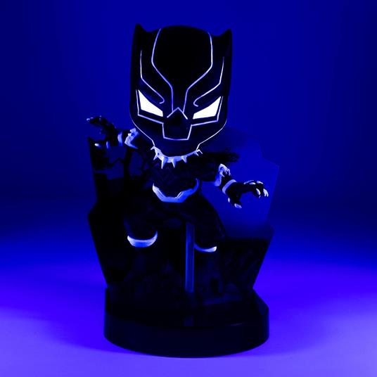 Marvel Superama Mini Diorama Black Panther (kinetic Energy) Sdcc Esclusiva 10 Cm The Loyal Subjects - 2