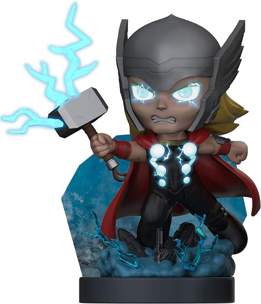 Marvel Superama Diorama Thor God Mode (black Light) Esclusiva 17 Cm The Loyal Subjects