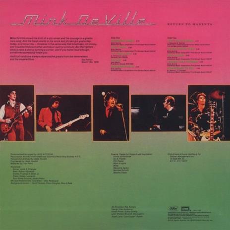 Return to Magenta - CD Audio di Mink DeVille - 2